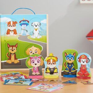 Melissa & Doug PAW Patrol Wooden Magnetic Pretend Play (64 Pieces)